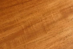Massiver Couchtisch GENESIS 110cm braun Akazienholz Baumkante V-Gestell