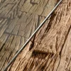 Massiver Esstisch BARRACUDA 180cm Teakholz inkl. Glasplatte mit X-Gestell
