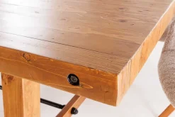 Massiver Esstisch FINCA 300cm vintage braun recyceltes Pinienholz