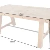 Massiver Esstisch FINCA 165cm vintage braun recyceltes Pinienholz Industrial Design