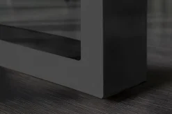 Massiver Esstisch MAMMUT 300cm braun honey finish Akazie schwarz Baumkante