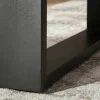 Massiver Esstisch MAMMUT 220cm natur Akazie U-Gestell schwarz Baumkante 5cm Tischplatte