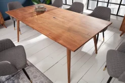 Massiver Esstisch MYSTIC LIVING 160cm Akazie natur Massivholz