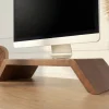 Massiver Monitorständer GATSBY 50cm braun Mangoholz Laptoptisch Erhöhung