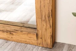 Massiver Spiegel JAVA 180cm natur recyceltes Teakholz hängend oder stehend