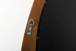 Massiver Wandspiegel ORGANIC 90cm braun Walnussholz-Design