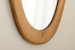 Massiver Wandspiegel ORGANIC 120cm natur Eichenholz-Design