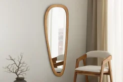 Massiver Wandspiegel ORGANIC 165cm natur Eichenholz-Design