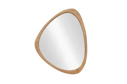 Massiver Wandspiegel ORGANIC 65cm natur Eichenholz-Design