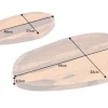 Massives 2er Set Tablett AMAZONAS 55cm braun Sheesham stone finish Servierbrett