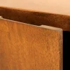 Massives TV-Board BRASIL 160cm braun Mangoholz drei Fächer Lowboard