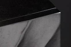 Massives TV-Lowboard SCORPION 200cm schwarz hängend Mangoholz 3D-Design