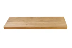 Massives Wandregal PURE 80cm Mango natur cream finish Mangoholz Steckregal