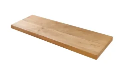 Massives Wandregal PURE 60cm Mango natur cream finish Mangoholz Steckregal