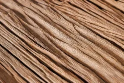 Massivholz Konsolentisch BARRACUDA 140cm braun Teakholz silber Edelstahl verchromt mit Schubladen