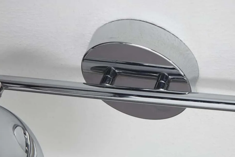 Moderne Deckenleuchte BUBBLE 105cm silber Chrom Pendelleuchte
