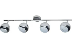 Moderne Deckenleuchte BUBBLE 105cm silber Chrom Pendelleuchte