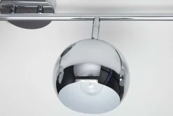 Moderne Deckenleuchte BUBBLE 105cm silber Chrom Pendelleuchte