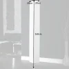 Moderne Design Stehlampe PARIS 160cm weiß Plissee Schirm Stehleuchte
