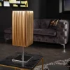 Moderne Designer Tischlampe PARIS 43cm gold Tischleuchte