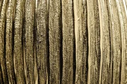 Moderne Vase ELEGANCE 35cm gold antik Metall Hammerschlag Design