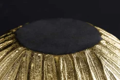 Moderne Vase ELEGANCE 25cm gold antik Hammerschlag Design