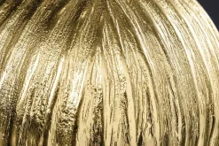 Moderne Vase ELEGANCE 25cm gold antik Hammerschlag Design