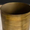 Moderne Vase SANDGLASS L 55cm messing Eisen handmade beidseitig nutzbar