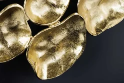 Moderne Wanddekoration VARIATION 105cm gold Metall handmade