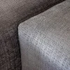Moderne XXL Wohnlandschaft SIGNATUR 370cm grau Chenille Cremona U-Form Sofa inkl. Kissen
