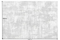 Moderner Hochflor Teppich ELLE DECORATION 235x160cm beige geometrisches Muster