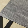 Moderner In- und Outdoor Esstisch FLOATING 210cm anthrazit Keramik Gartentisch wetterfest