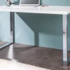 Moderner Schreibtisch WHITE DESK 120cm weiß Hochglanz Bürotisch