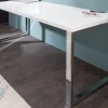 Moderner Schreibtisch WHITE DESK 160cm weiß Hochglanz Bürotisch