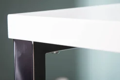 Moderner Schreibtisch WHITE DESK 160cm weiß Hochglanz Bürotisch