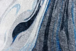 Moderner Teppich ART RUGS 230x160cm grau blau weiß Flachgewebe Indoor
