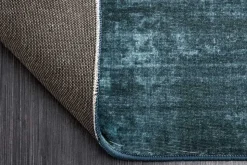 Moderner Teppich SOFT TOUCH 230x160cm blau Kurzflor Indoor-Teppich