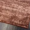 Moderner Teppich SOFT TOUCH XXL 350x240cm kupfer braun Kurzflor Indoor-Teppich