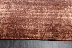 Moderner Teppich SOFT TOUCH XXL 350x240cm kupfer braun Kurzflor Indoor-Teppich