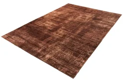 Moderner Teppich SOFT TOUCH XXL 350x240cm kupfer braun Kurzflor Indoor-Teppich
