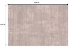 Moderner Teppich SOFT TOUCH XXL 350x240cm kupfer braun Kurzflor Indoor-Teppich