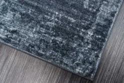 Moderner Teppich SOFT TOUCH 230x160cm grau Kurzflor Indoor-Teppich