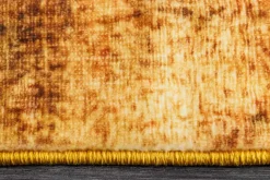 Moderner Teppich SOFT TOUCH 230x160cm senfgelb gold Kurzflor Indoor-Teppich