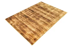 Moderner Teppich SOFT TOUCH 230x160cm senfgelb gold Kurzflor Indoor-Teppich