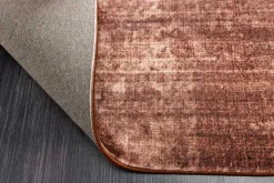 Moderner Teppich SOFT TOUCH 230x160cm kupfer braun Kurzflor Indoor-Teppich