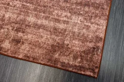 Moderner Teppich SOFT TOUCH 230x160cm kupfer braun Kurzflor Indoor-Teppich