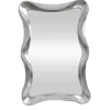 Moderner Wandspiegel ALICE 120cm silber variabel aufhängbar