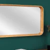 Moderner Wandspiegel AMSTERDAM 80cm natur Eiche Massivholz handmade