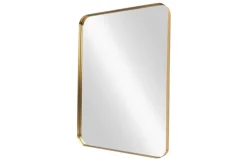 Moderner Wandspiegel AMSTERDAM 100cm gold Aluminium