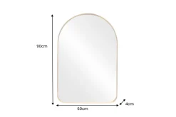 Moderner Wandspiegel ARCA 90cm gold Aluminium